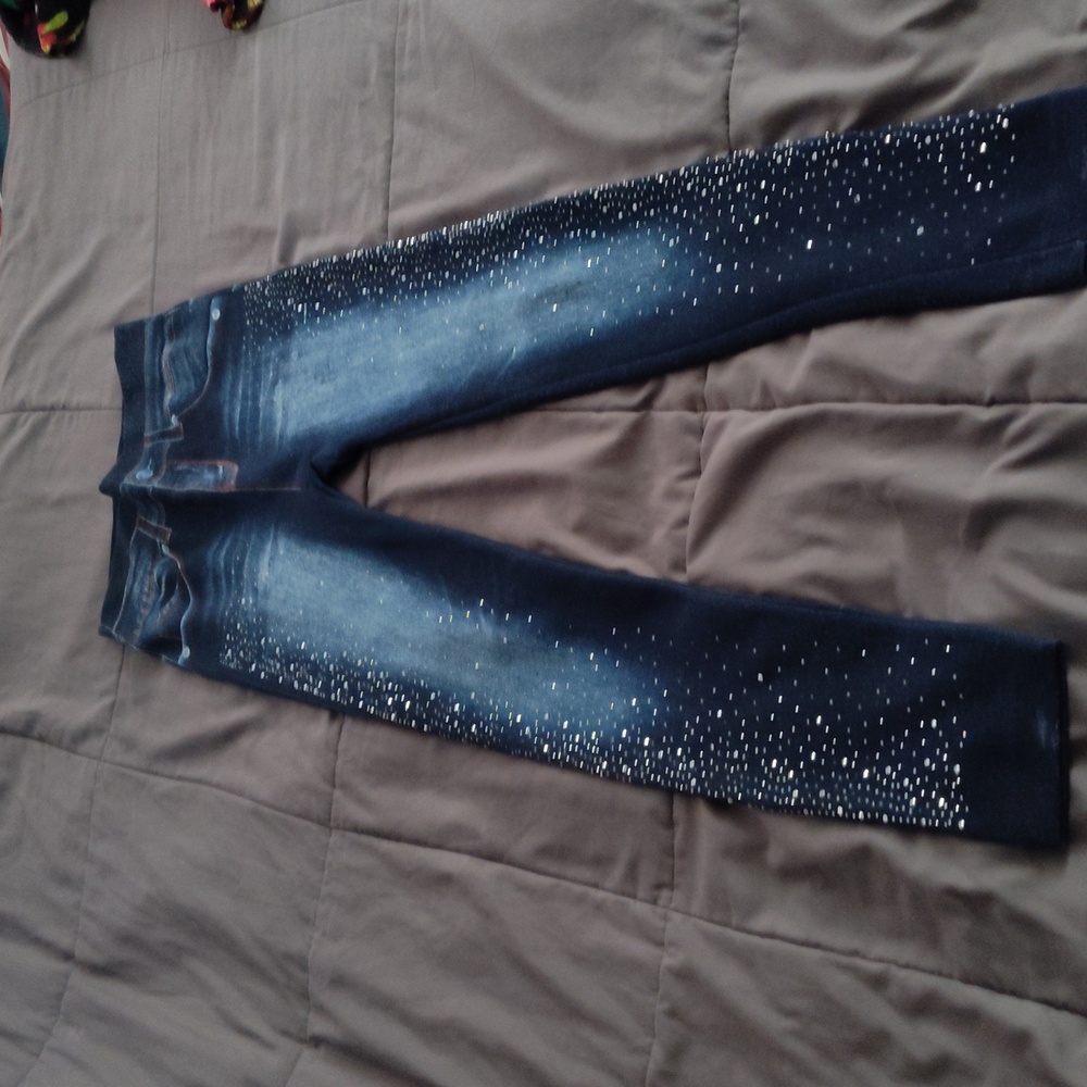 Denim jeggings